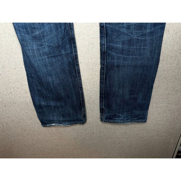 Levis Jean 501 Button Fly Mens Straight Legs Blue Med Wash Size 36/30 *Read - Picture 9 of 12